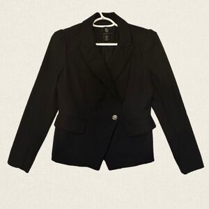 House of Harlow 1960 Black One Button Blazer